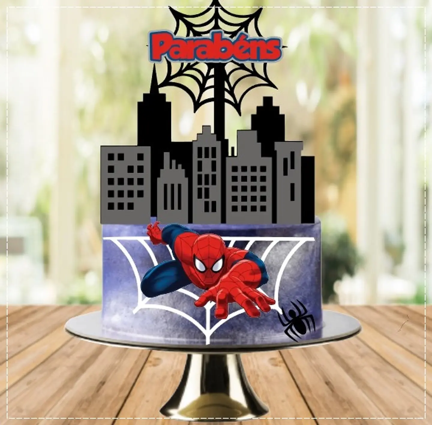 Arquivo de Corte Topo de Bolo Homem Aranha Spider Man 49 1