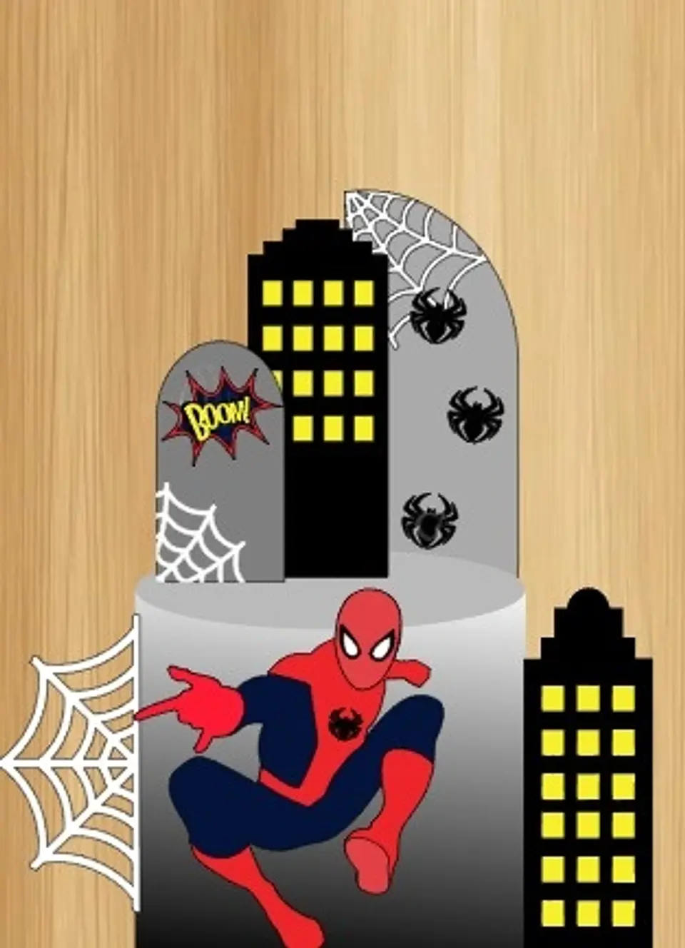 Arquivo de Corte Topo de Bolo Homem Aranha Spider Man 33 1