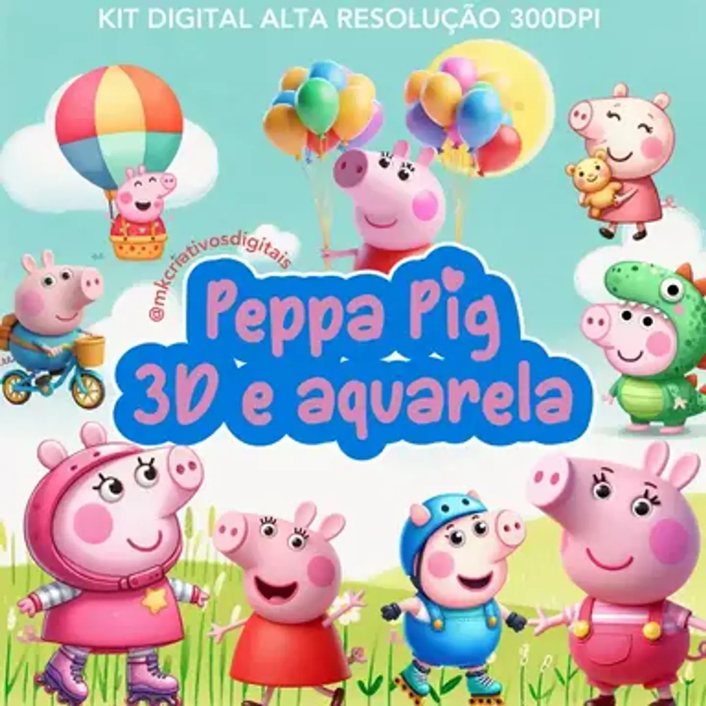Kit Digital Peppa Pig Big 107 1