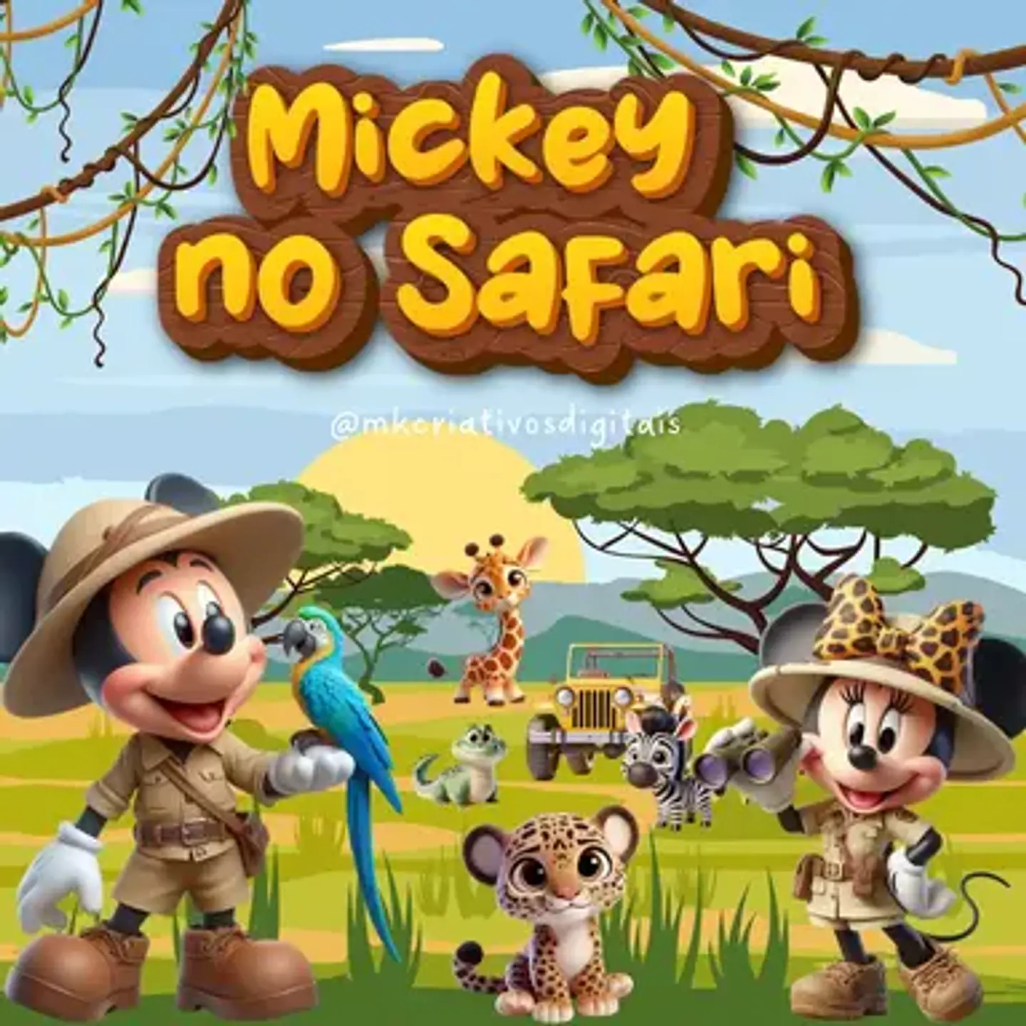 Kit Digital Mickey No Safari 83 1