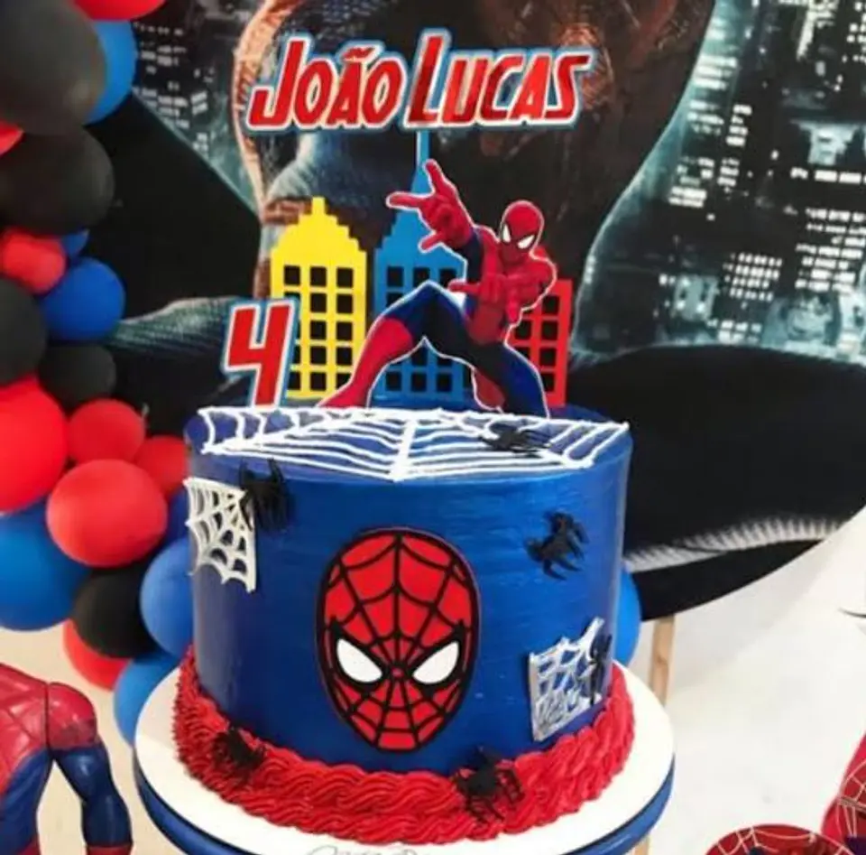 Arquivo de Corte Topo de Bolo Homem Aranha Spider Man 27 1