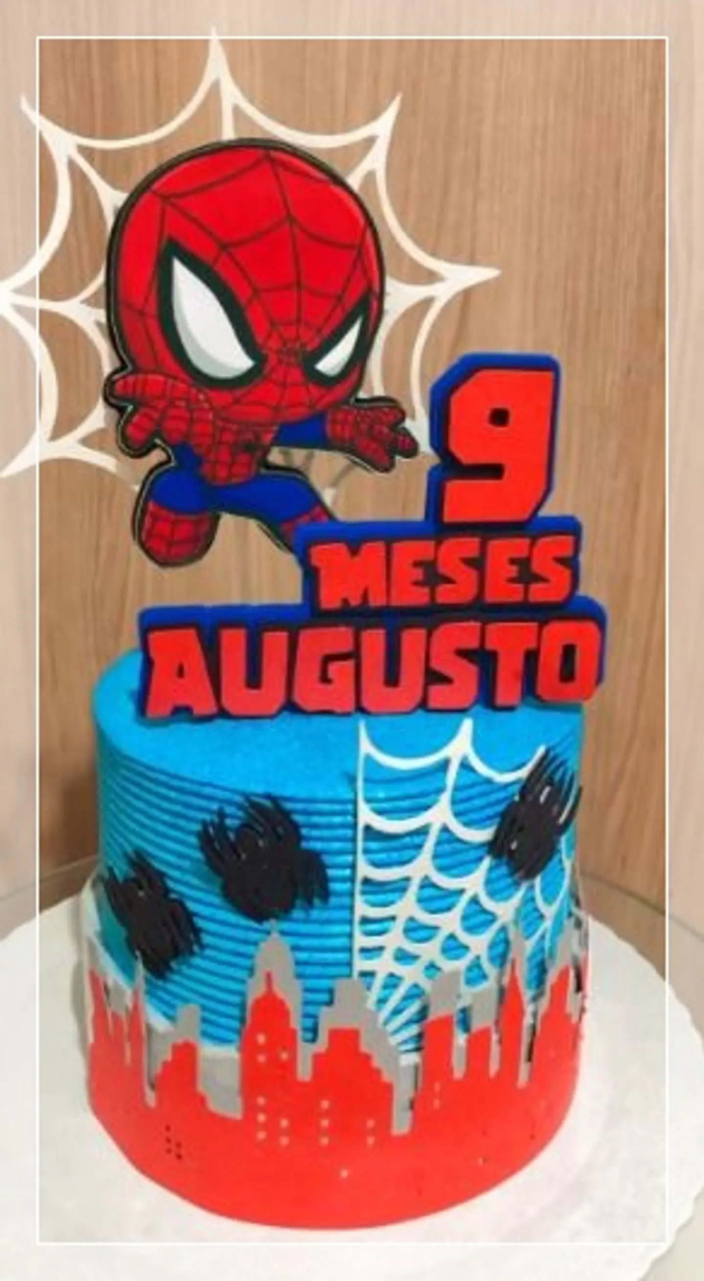 Arquivo de Corte Topo de Bolo Homem Aranha Spider Man 29 1