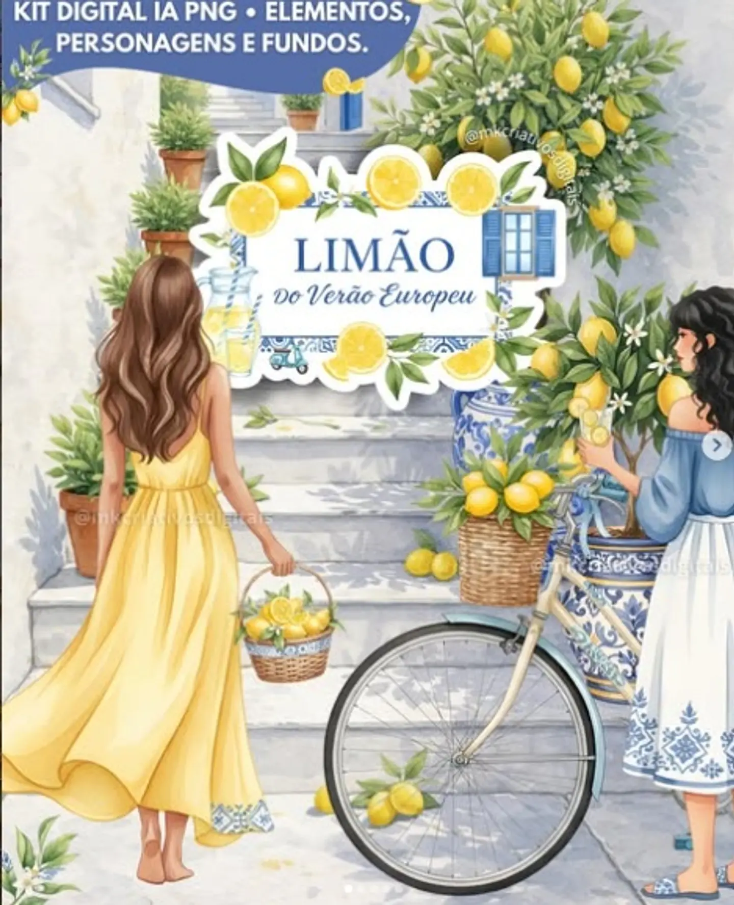 Kit Digital Limão do Verão Europeu 76 1