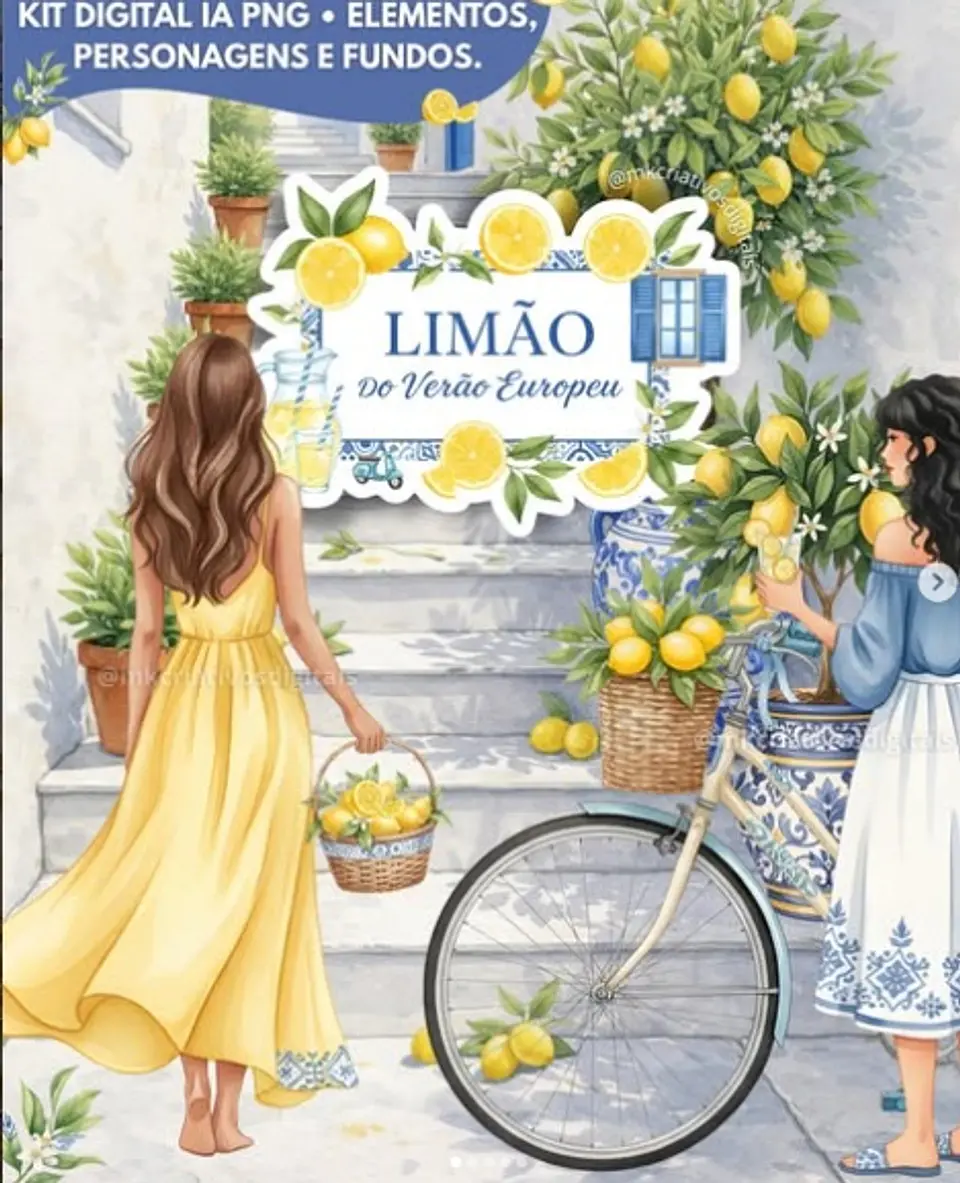 Kit Digital Limão do Verão Europeu 76 1