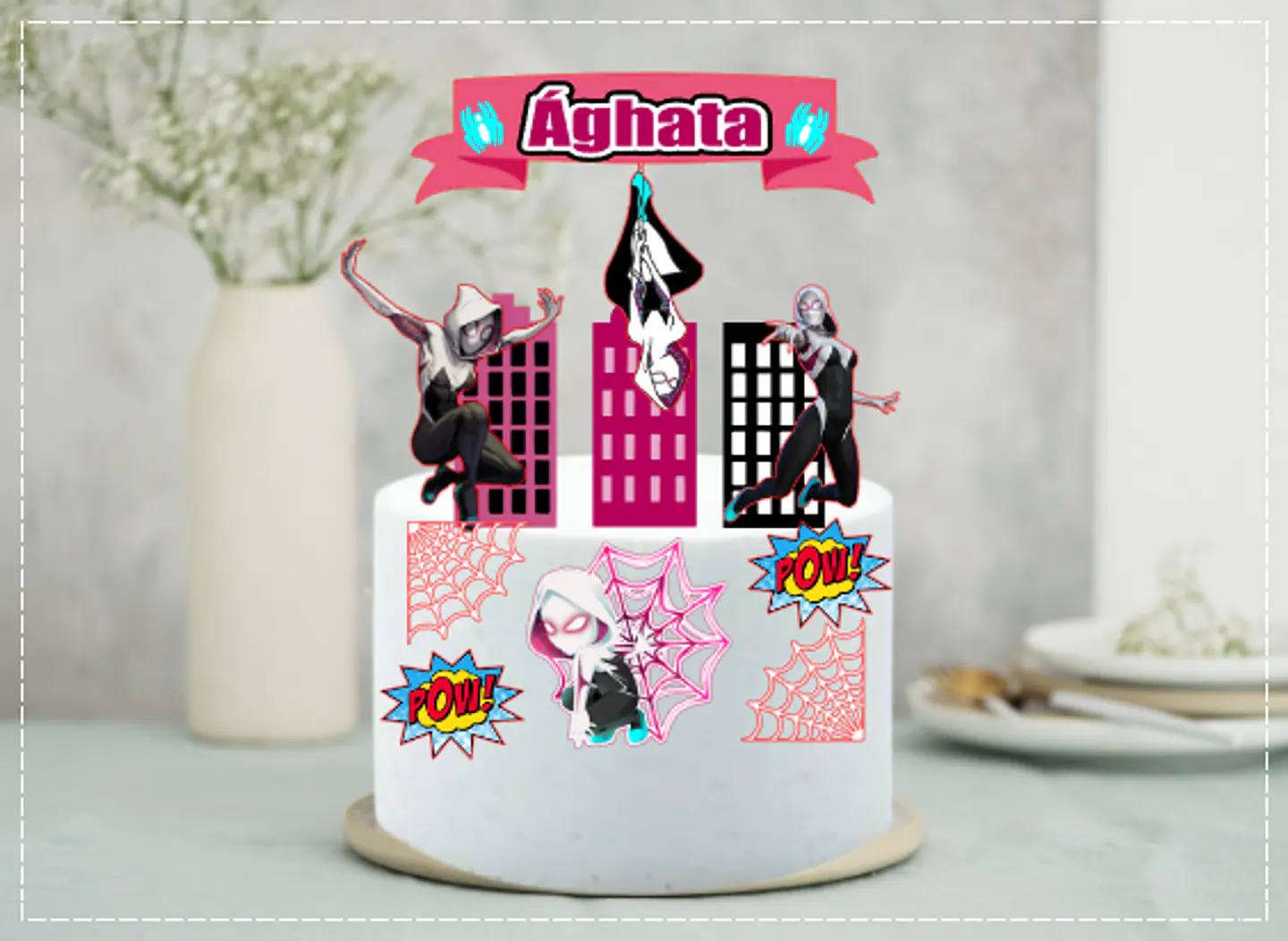 Arquivo de Corte Topo de Bolo Homem Aranha Spider Man 14 1