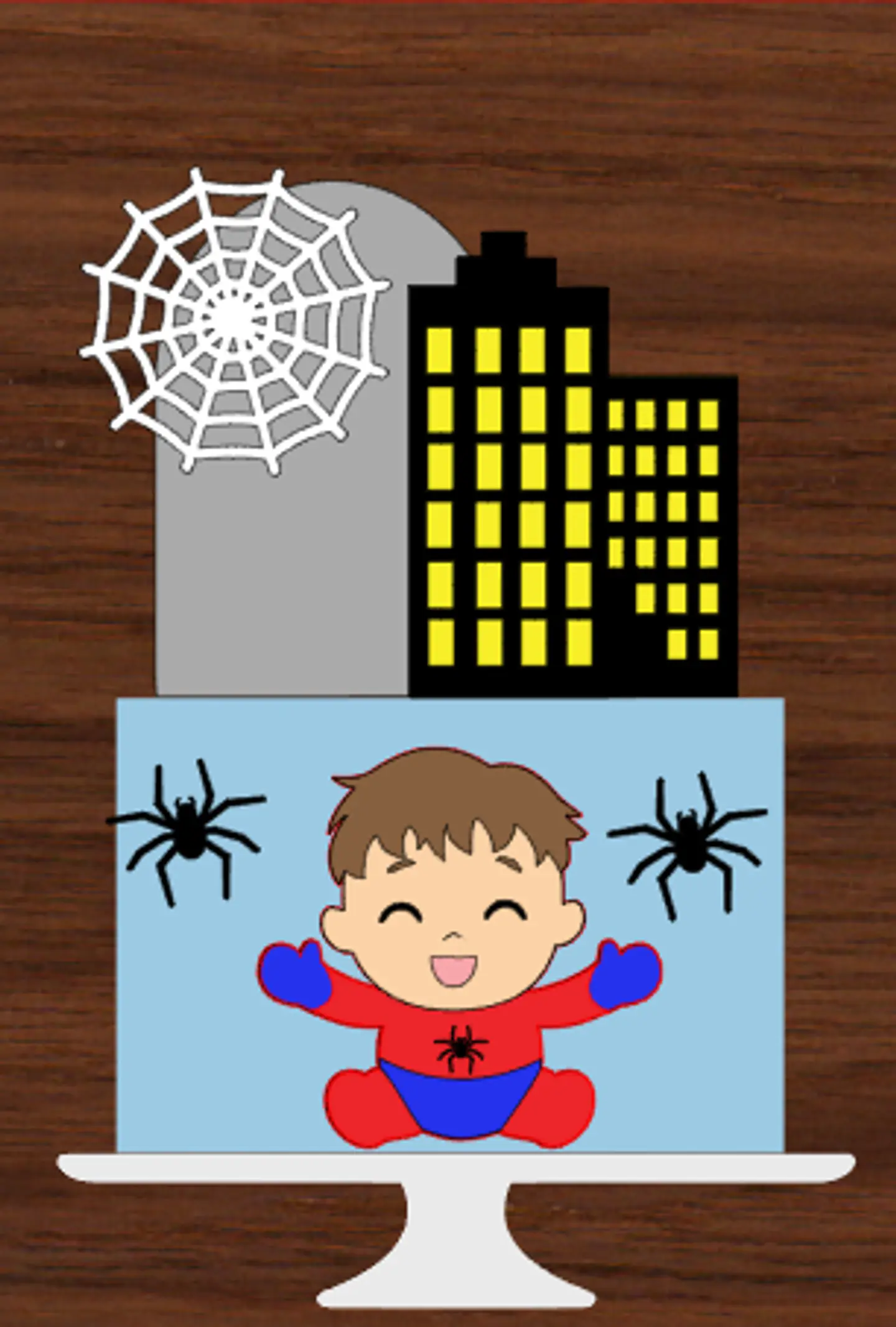 Arquivo de Corte Topo de Bolo Homem Aranha Spider Man 10 1