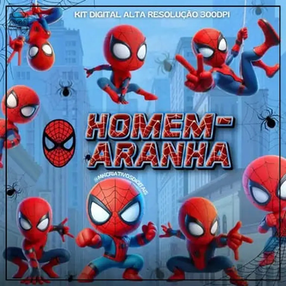 Kit Digital Homem Aranha 63 1
