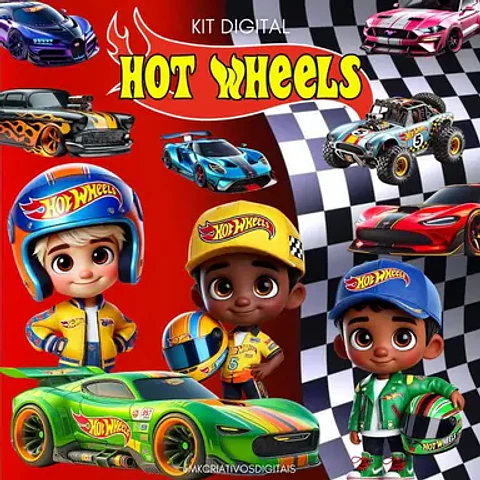 Kit Digital Hot Wheels 60