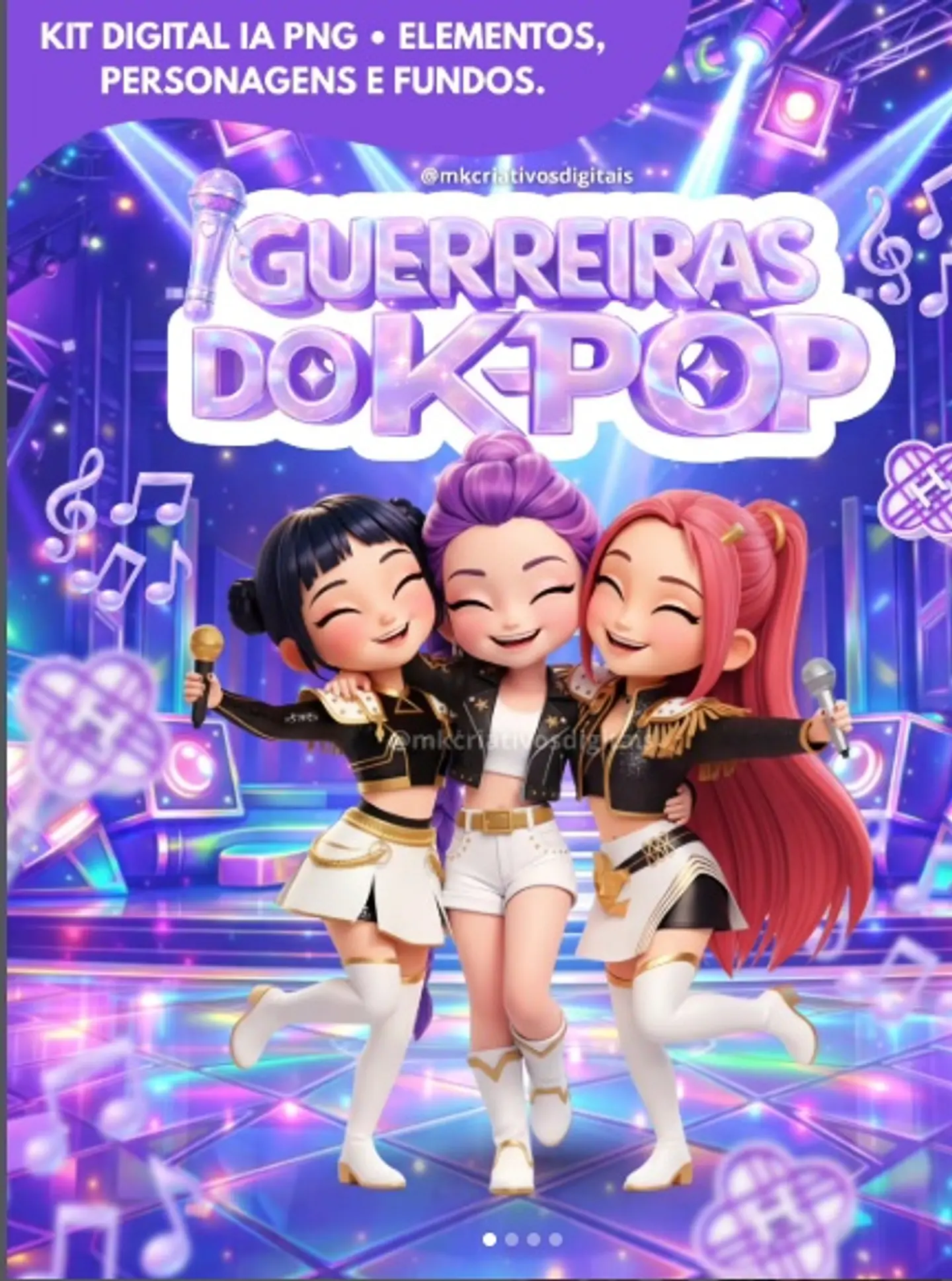 Kit Digital Guerreiras do Kpop 56 1