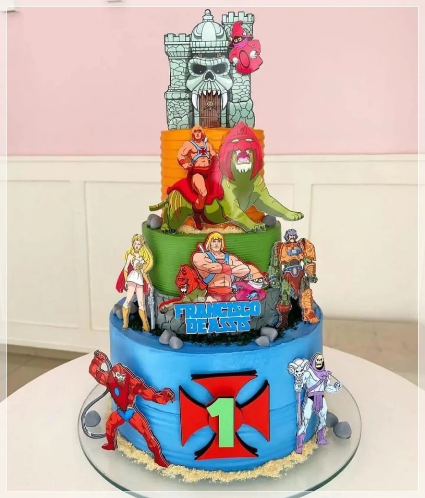 Arquivo de Corte Topo de Bolo He-Man 1 1