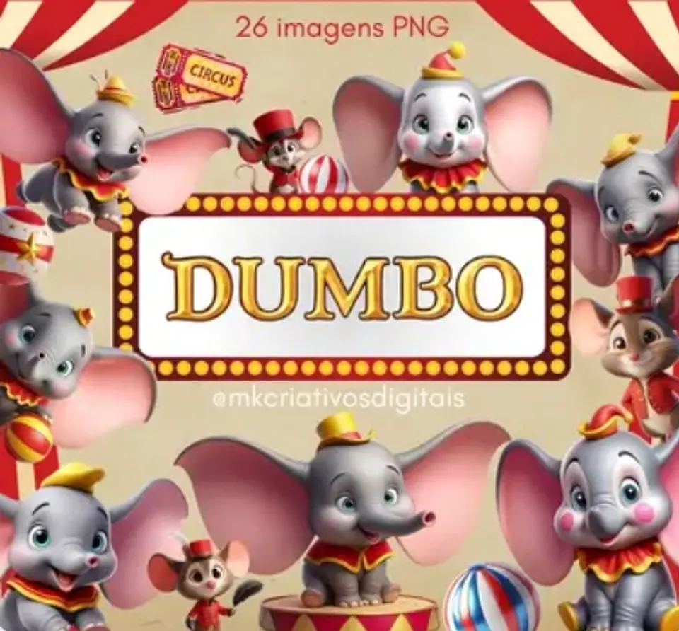 Kit Digital Dumbo 3d 44 1