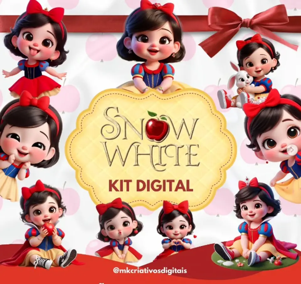 Kit Digital Branca de Neve Baby 33 1