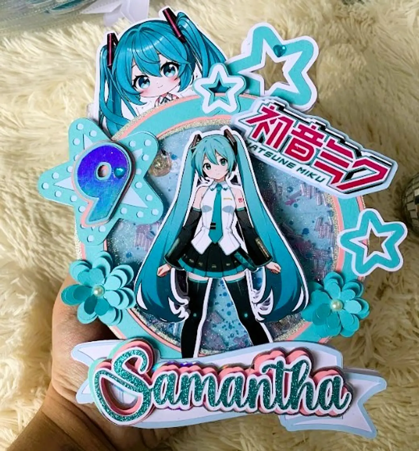 Arquivo de Corte Topo de Bolo Hatsume Miku 1 1