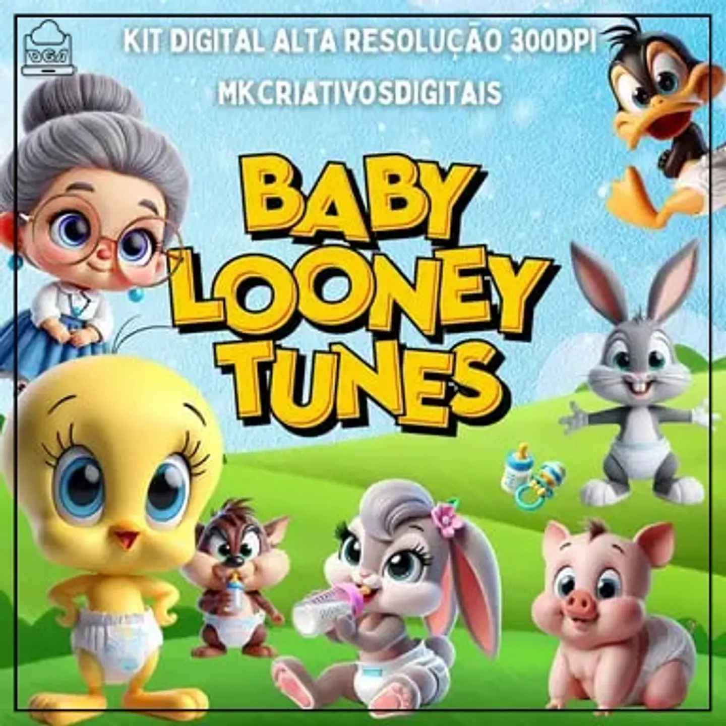 Kit Digital Baby Looney Tunes 27 1