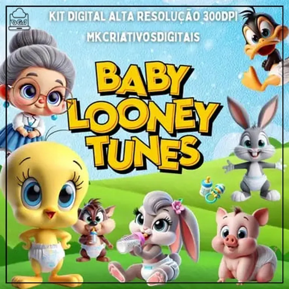 Kit Digital Baby Looney Tunes 27 1