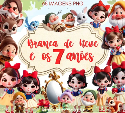 Kit Digital Branca de Neve e os 7 Anões 23