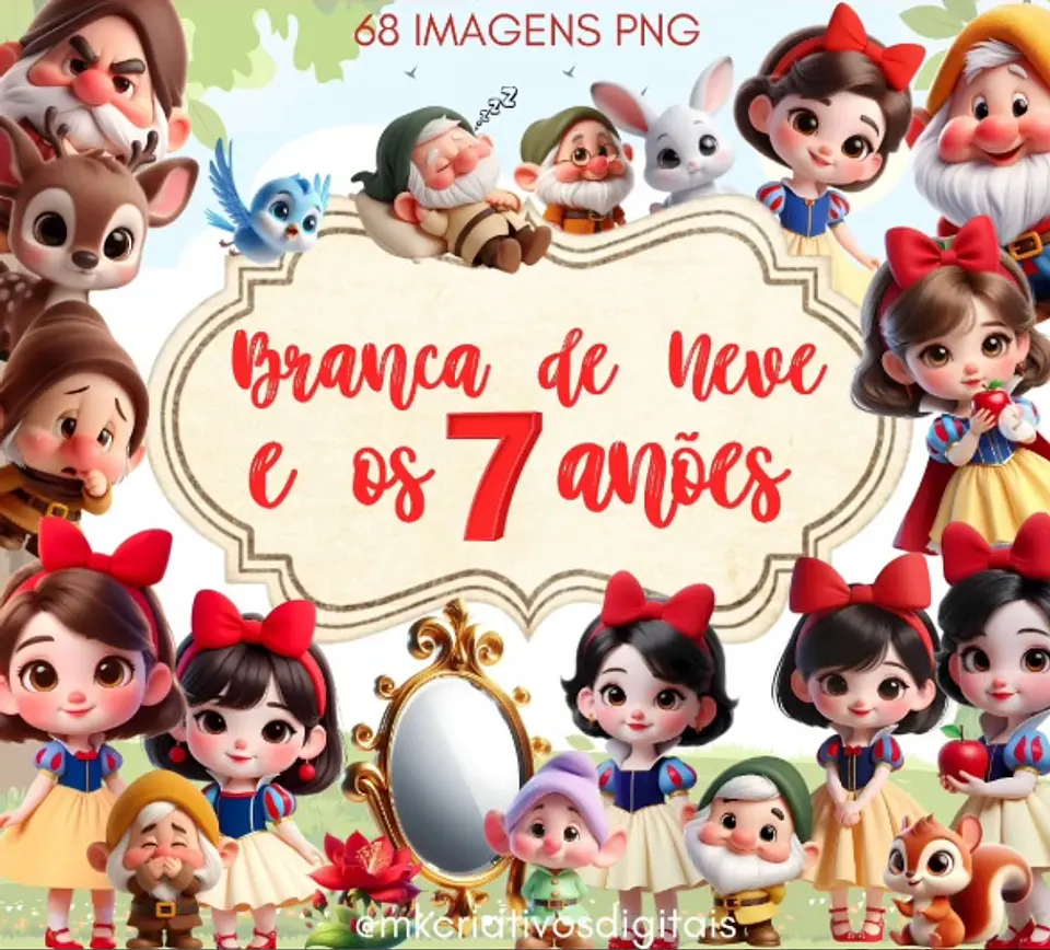 Kit Digital Branca de Neve e os 7 Anões 23 1
