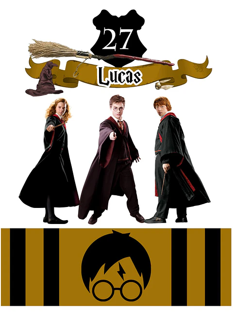 Arquivo de Corte Topo de Bolo Harry Potter 7