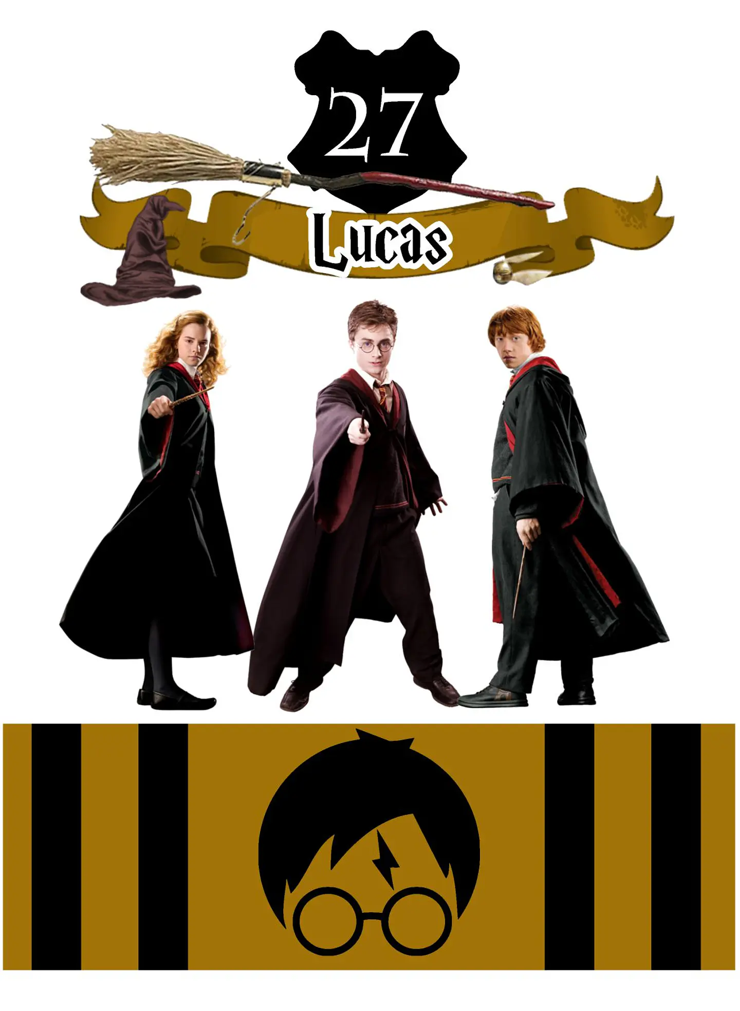 Arquivo de Corte Topo de Bolo Harry Potter 7 1