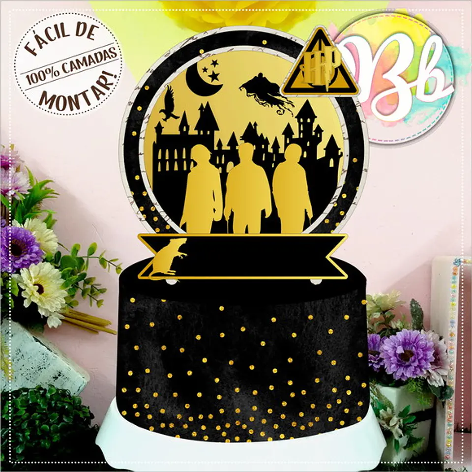 Arquivo de Corte Topo de Bolo Harry Potter 9 1