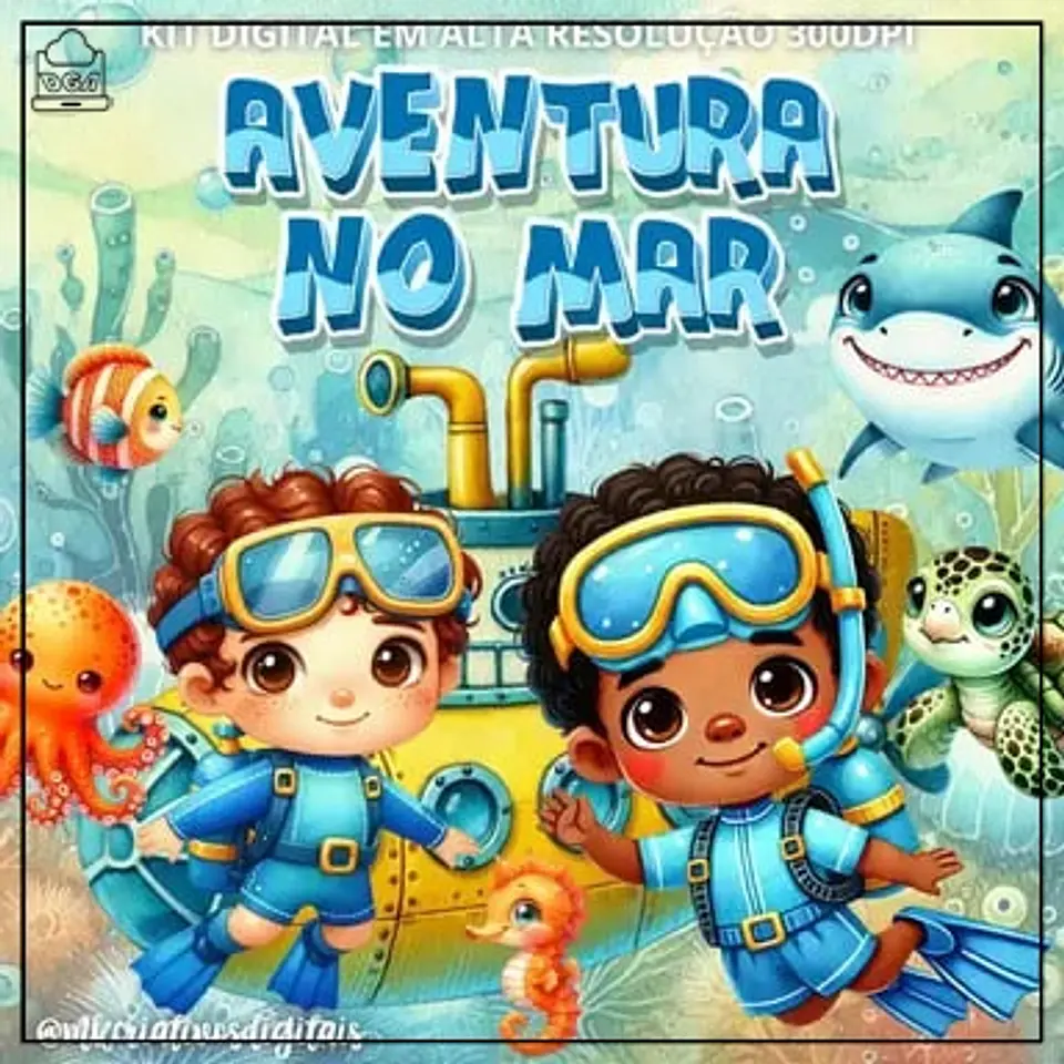 Kit Digital Aventura No Mar 13 1