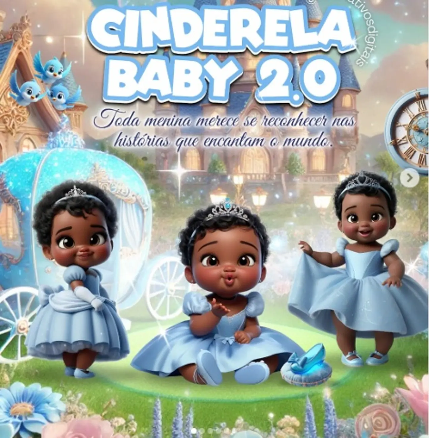 Kit Digital Cinderela Baby 36 1