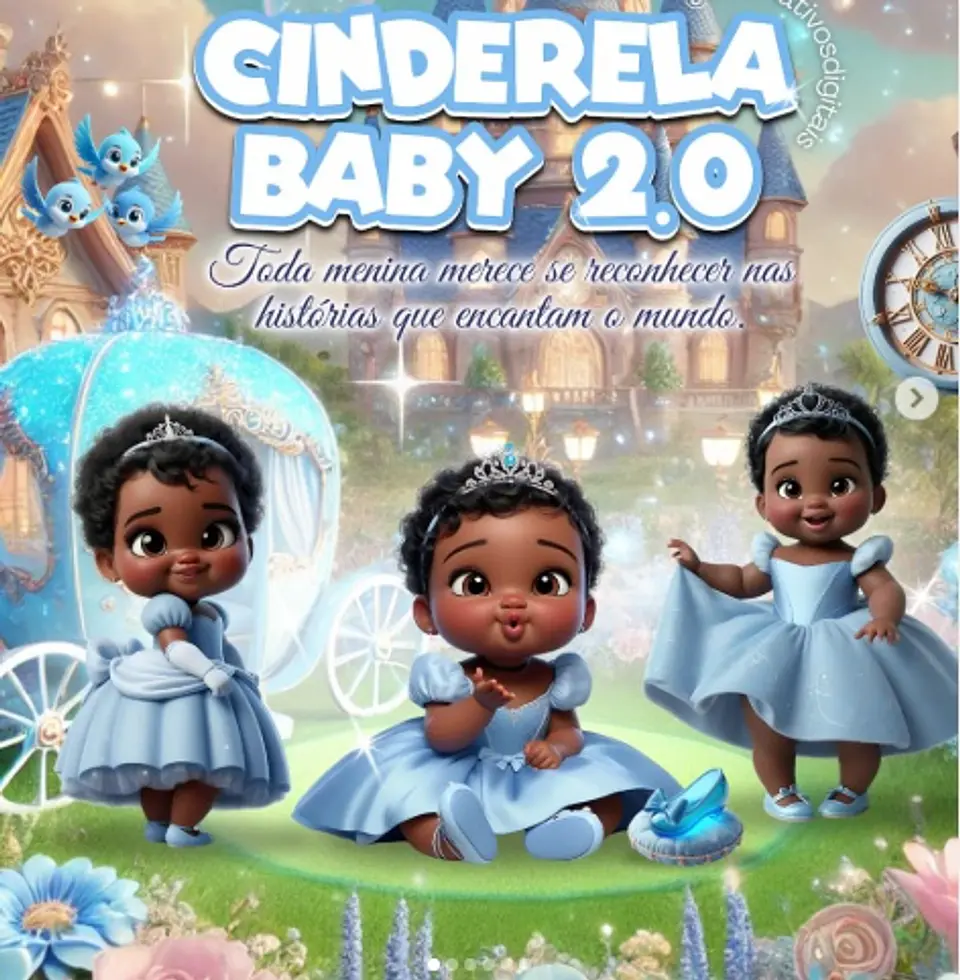 Kit Digital Cinderela Baby 36 1