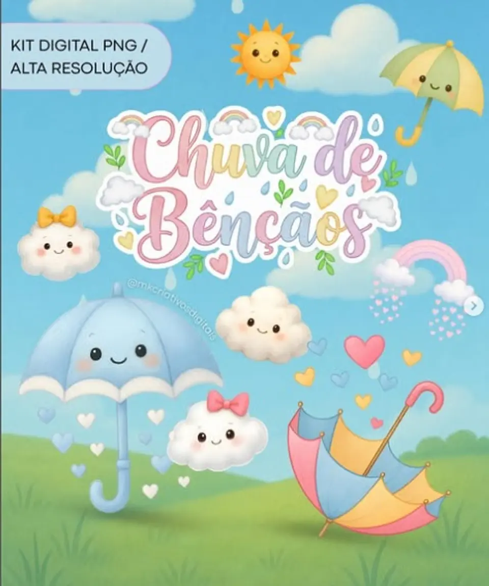 Kit Digital Chuva de Bênçãos 35 1