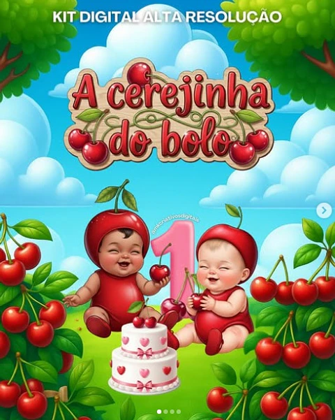 Kit Digital A Cerejinha do Bolo 2