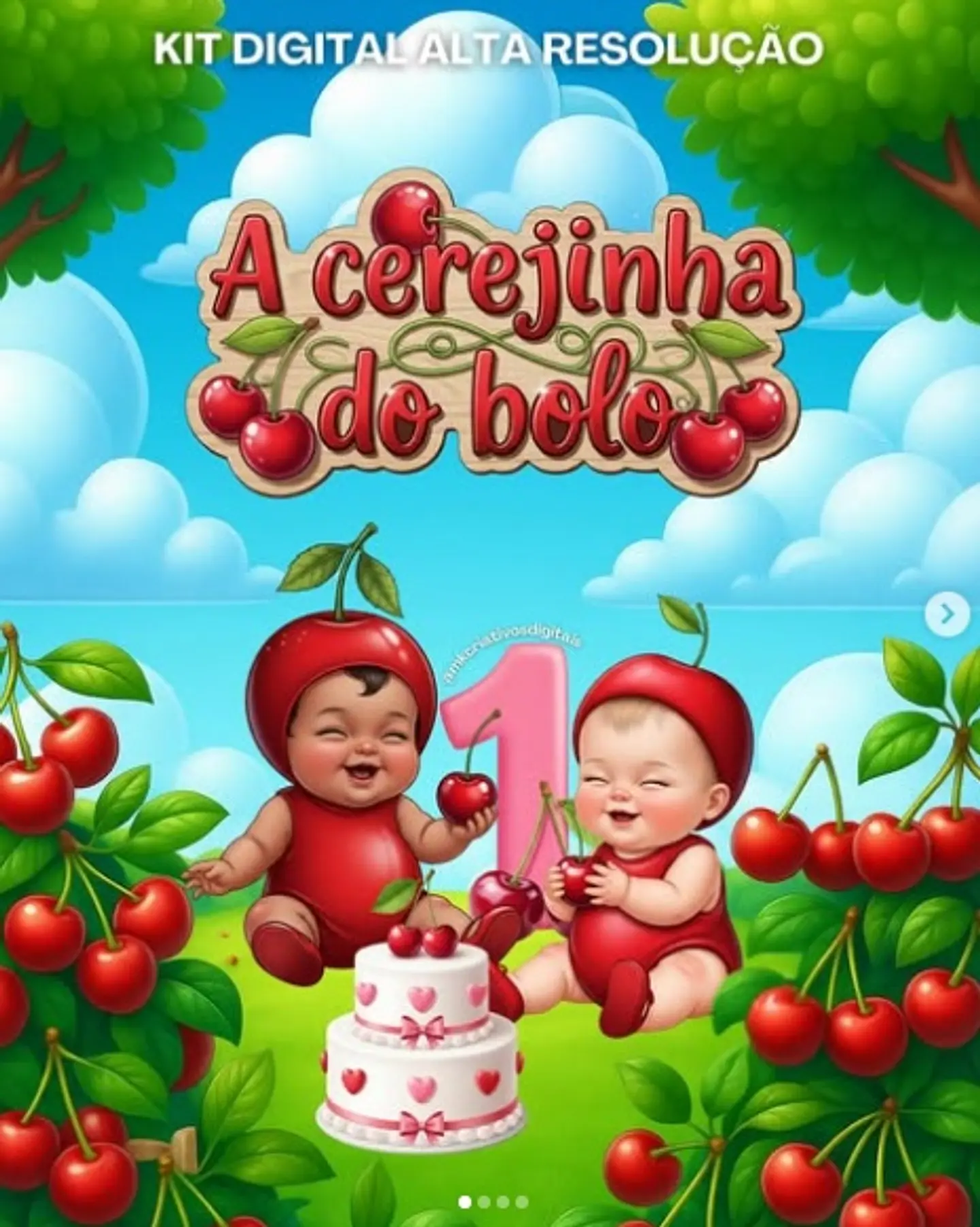 Kit Digital A Cerejinha do Bolo 2 1