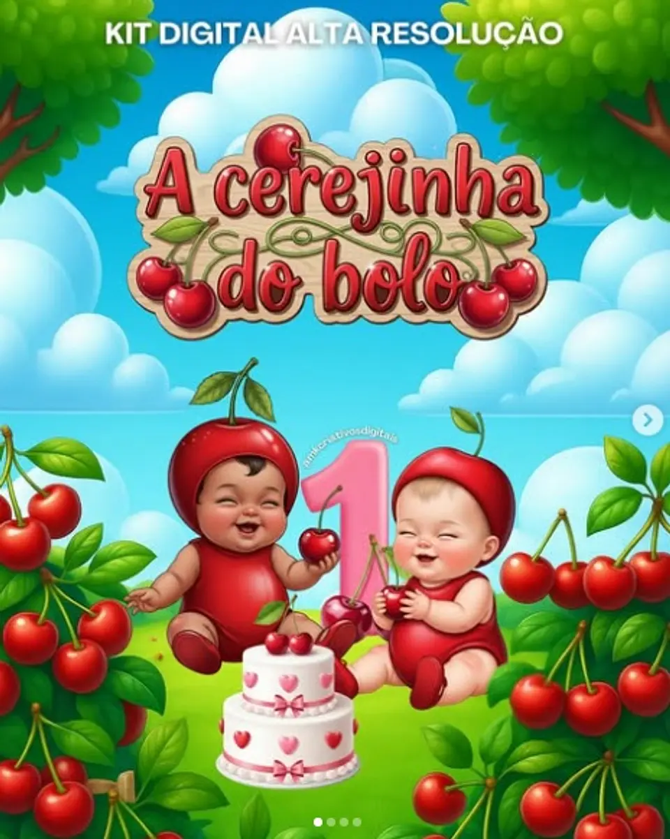 Kit Digital A Cerejinha do Bolo 2 1