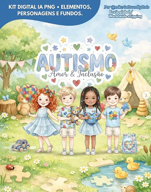 Kit Digital Autismo Amor e Inclusão 12