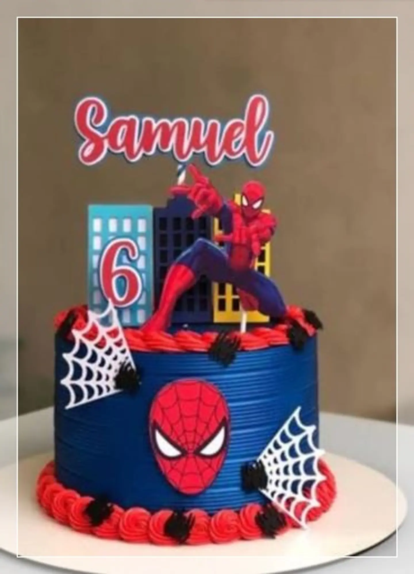 Arquivo de Corte Topo de Bolo Homem Aranha Spider Man 26 1