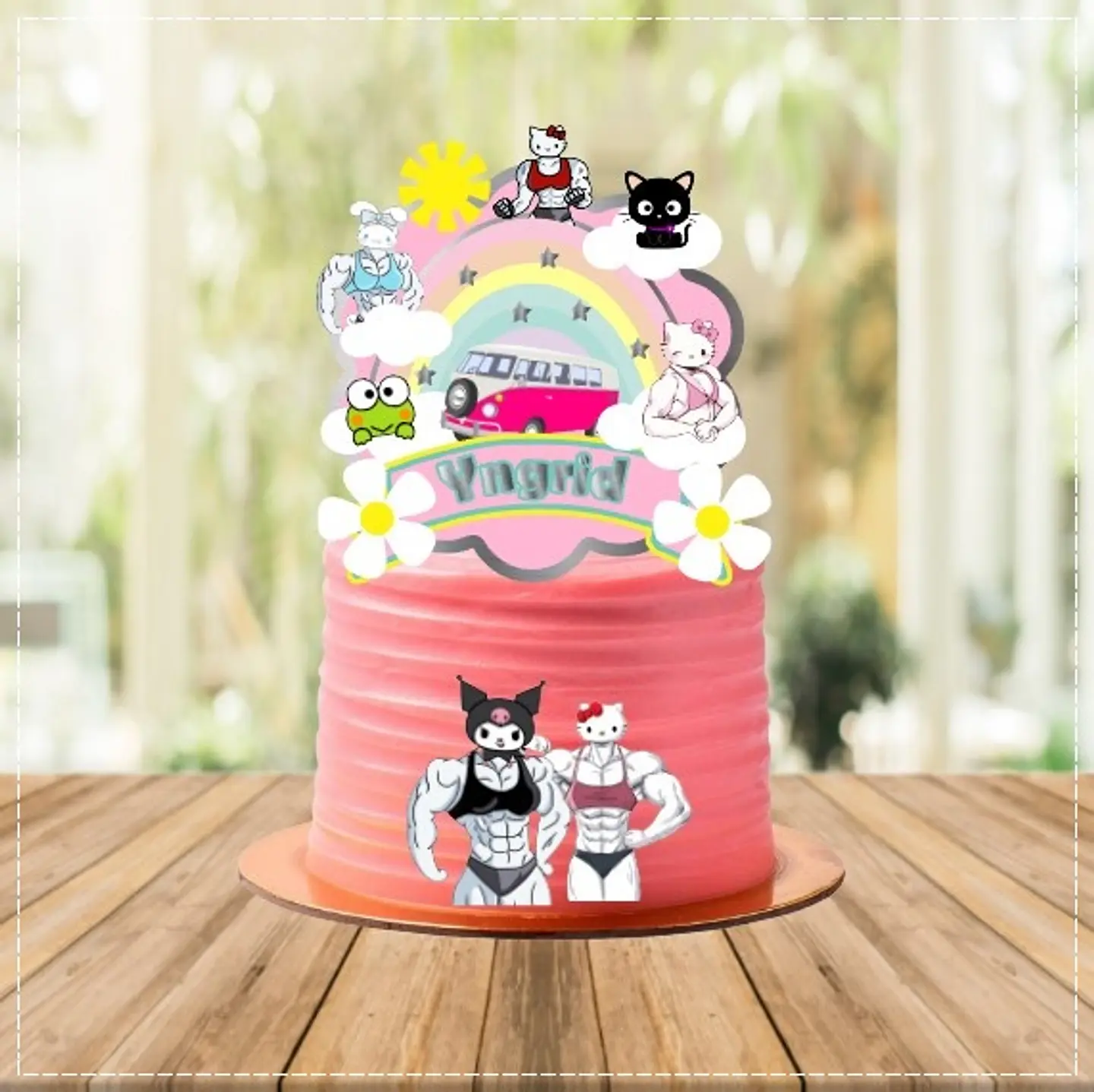 Arquivo de Corte Topo de Bolo Hello Kitty 17 1