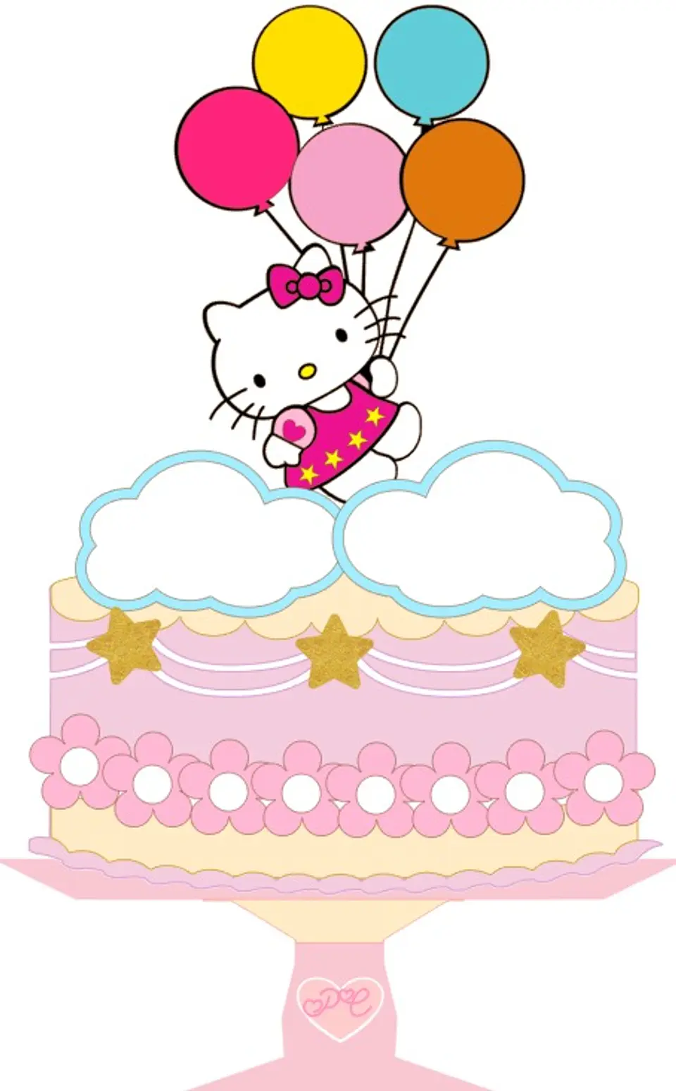 Arquivo de Corte Topo de Bolo Hello Kitty 14 1