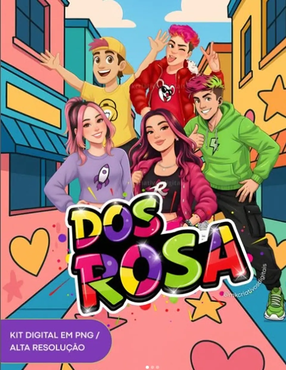Kit Digital Dos Rosas 43 1
