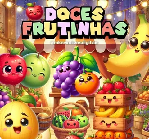 Kit Digital Doces Frutinhas 42