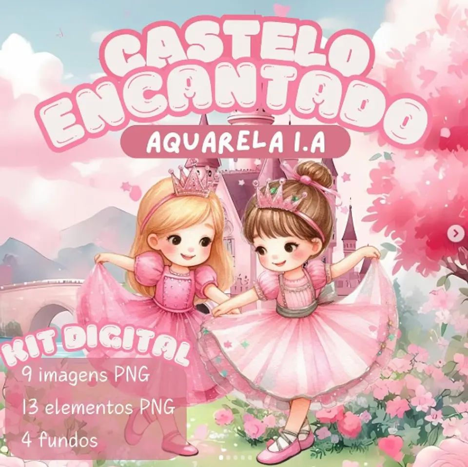 Kit Digital Castelo Encantado 38 1