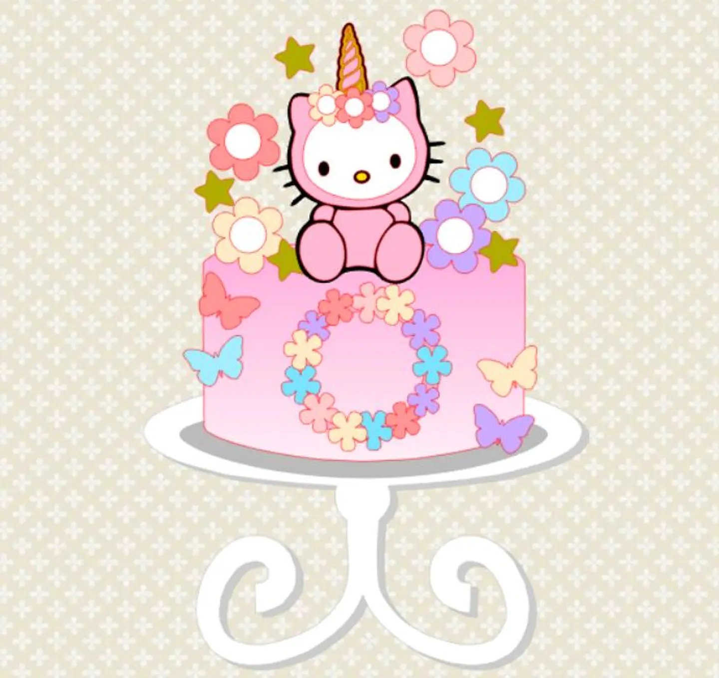 Arquivo de Corte Topo de Bolo Hello Kitty 16 1