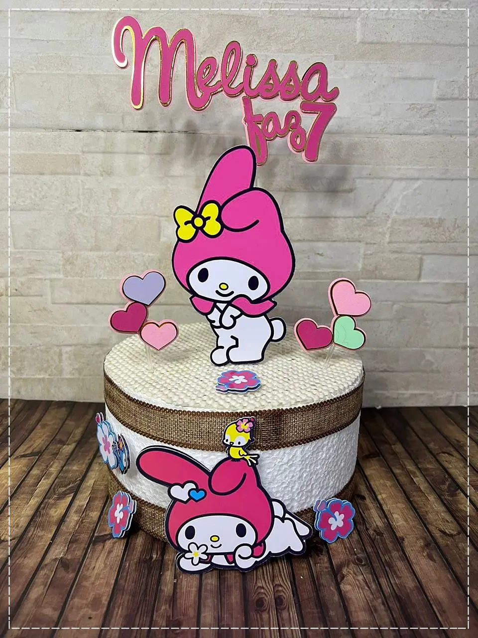 Arquivo de Corte Topo de Bolo Hello Kitty 3 1