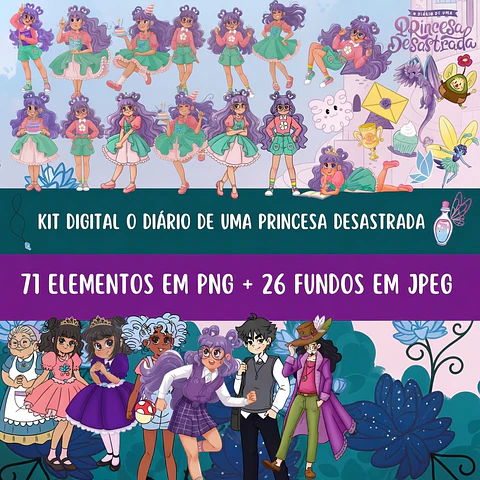 Kit Digital O Diário de Uma Princesa Desastrada 2