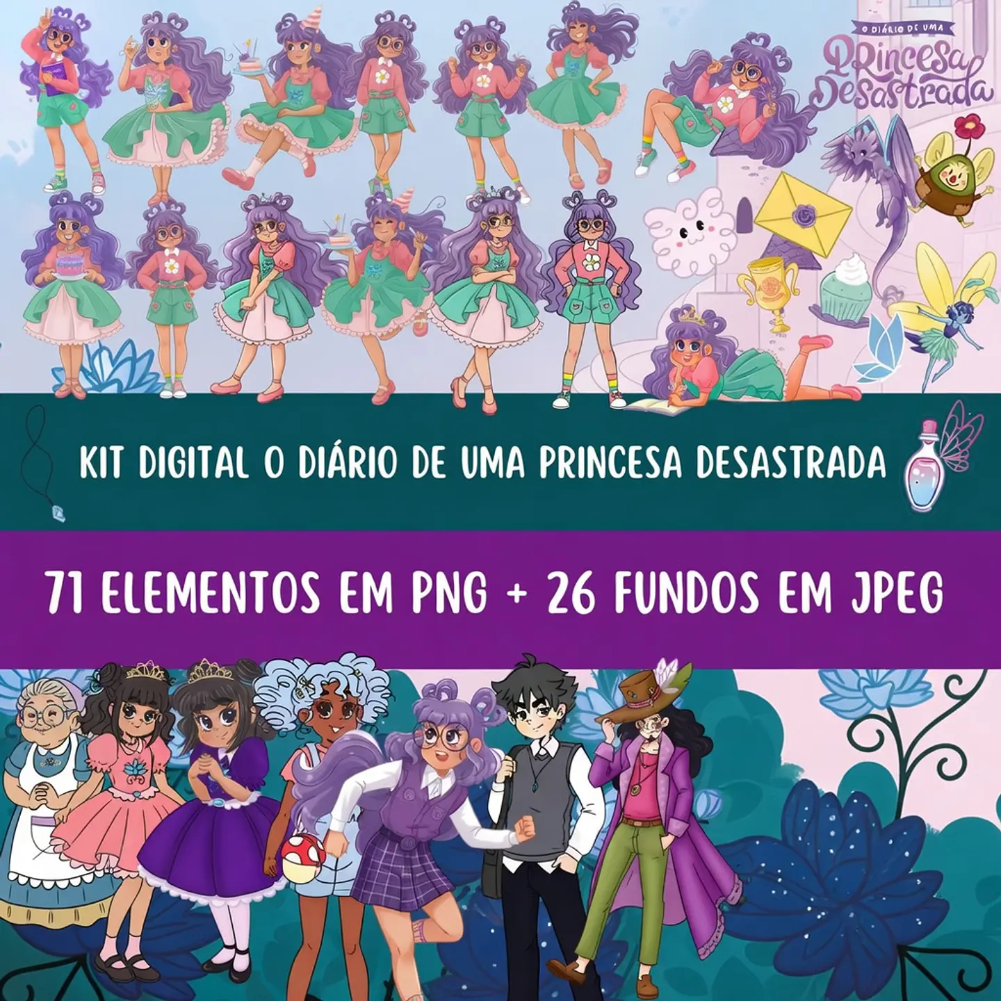 Kit Digital O Diário de Uma Princesa Desastrada 2 1