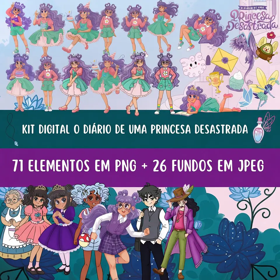 Kit Digital O Diário de Uma Princesa Desastrada 2 1