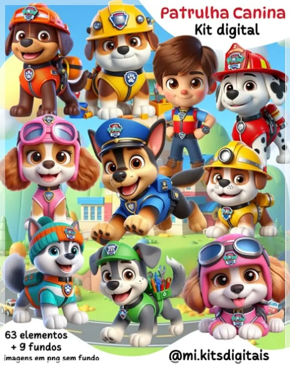 Kit Digital Patrulha Canina 68 1