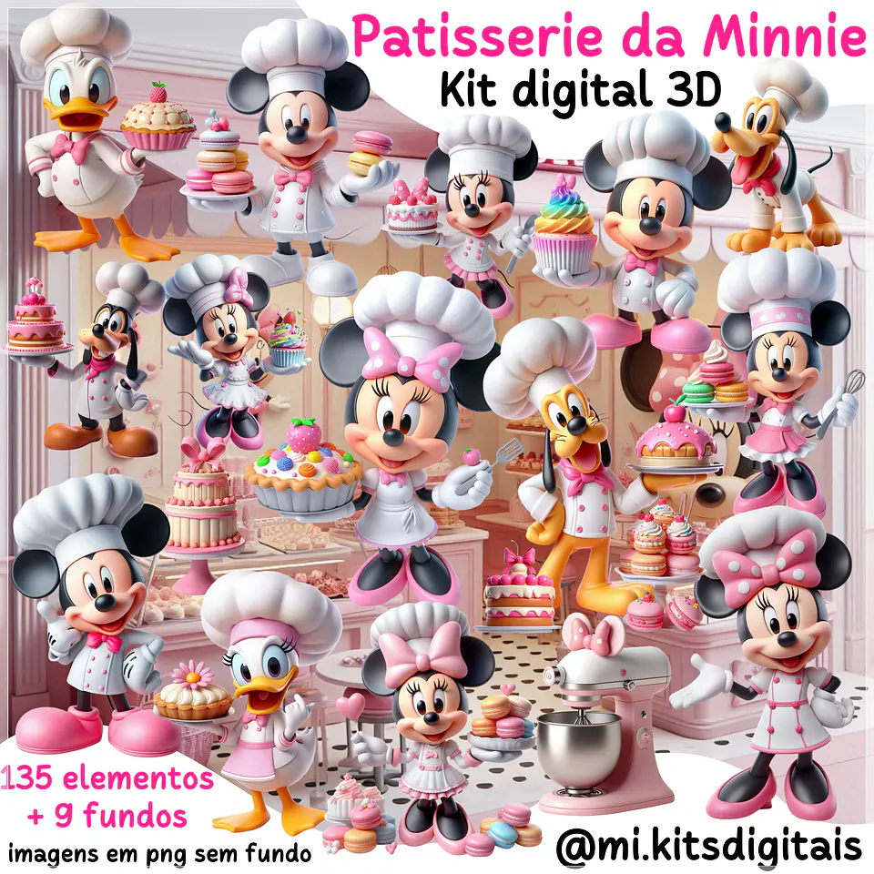 Kit Digital Patisserie da Minnie 67 1