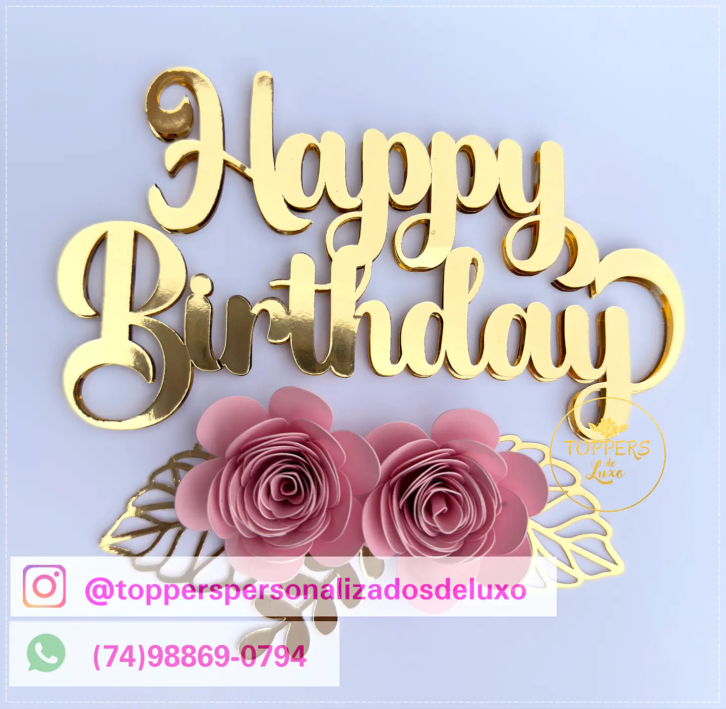 Arquivo de Corte Topo de Bolo Happy Birthday 78 1