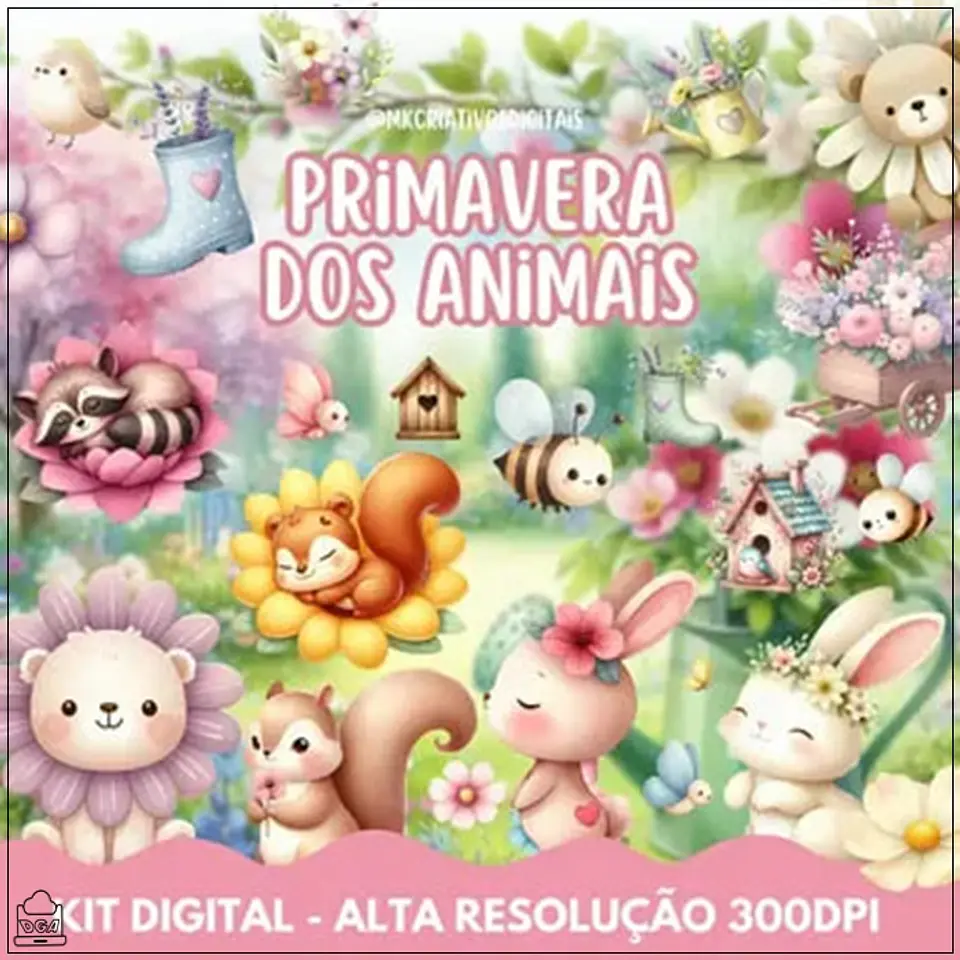 Kit Digital Primavera dos Animais 116 1