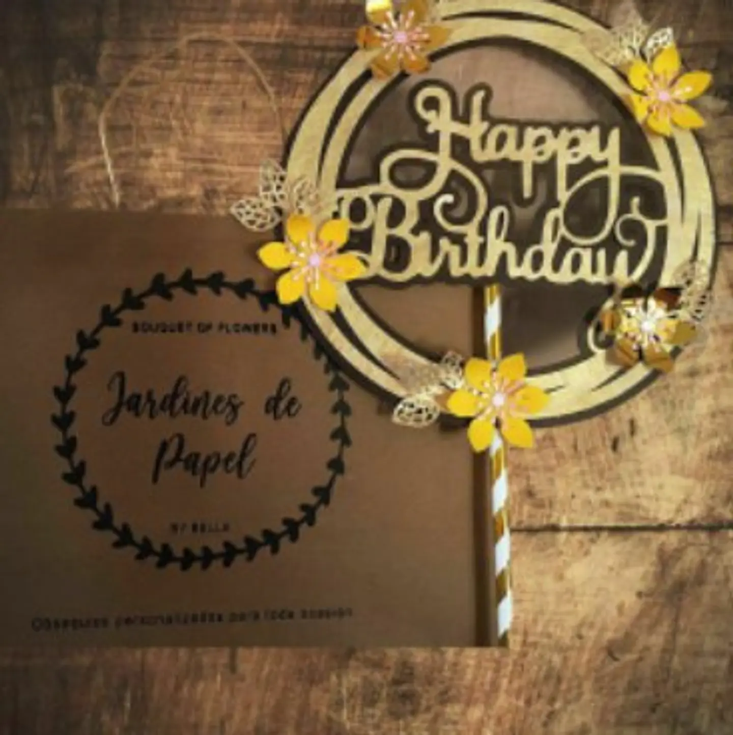 Arquivo de Corte Topo de Bolo Happy Birthday 73 1