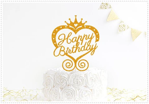 Arquivo de Corte Topo de Bolo Happy Birthday 71