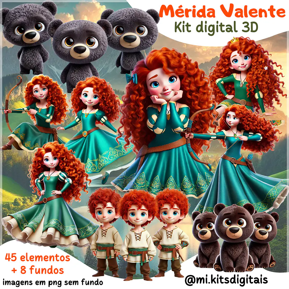 Kit Digital Merida Valente 48 1